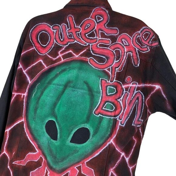 PacSun Custom Graphic Jean Jacket - Picture 9 of 15